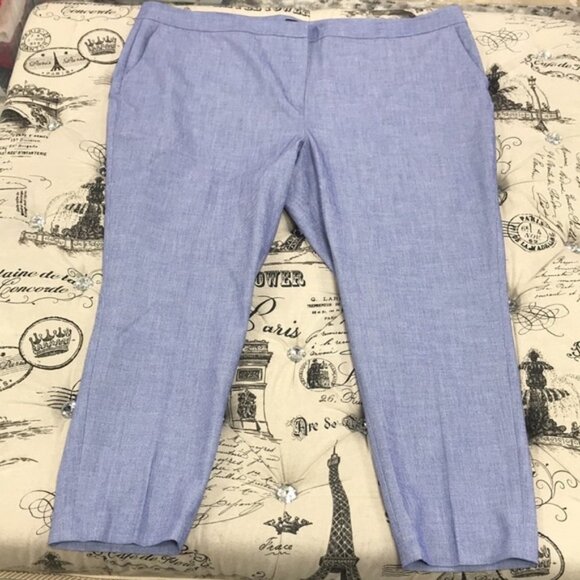 Halogen Straight Leg Ankle Stretch Pants - Picture 2 of 5